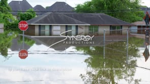 257 House in deep flood water after hurricane tropical storm