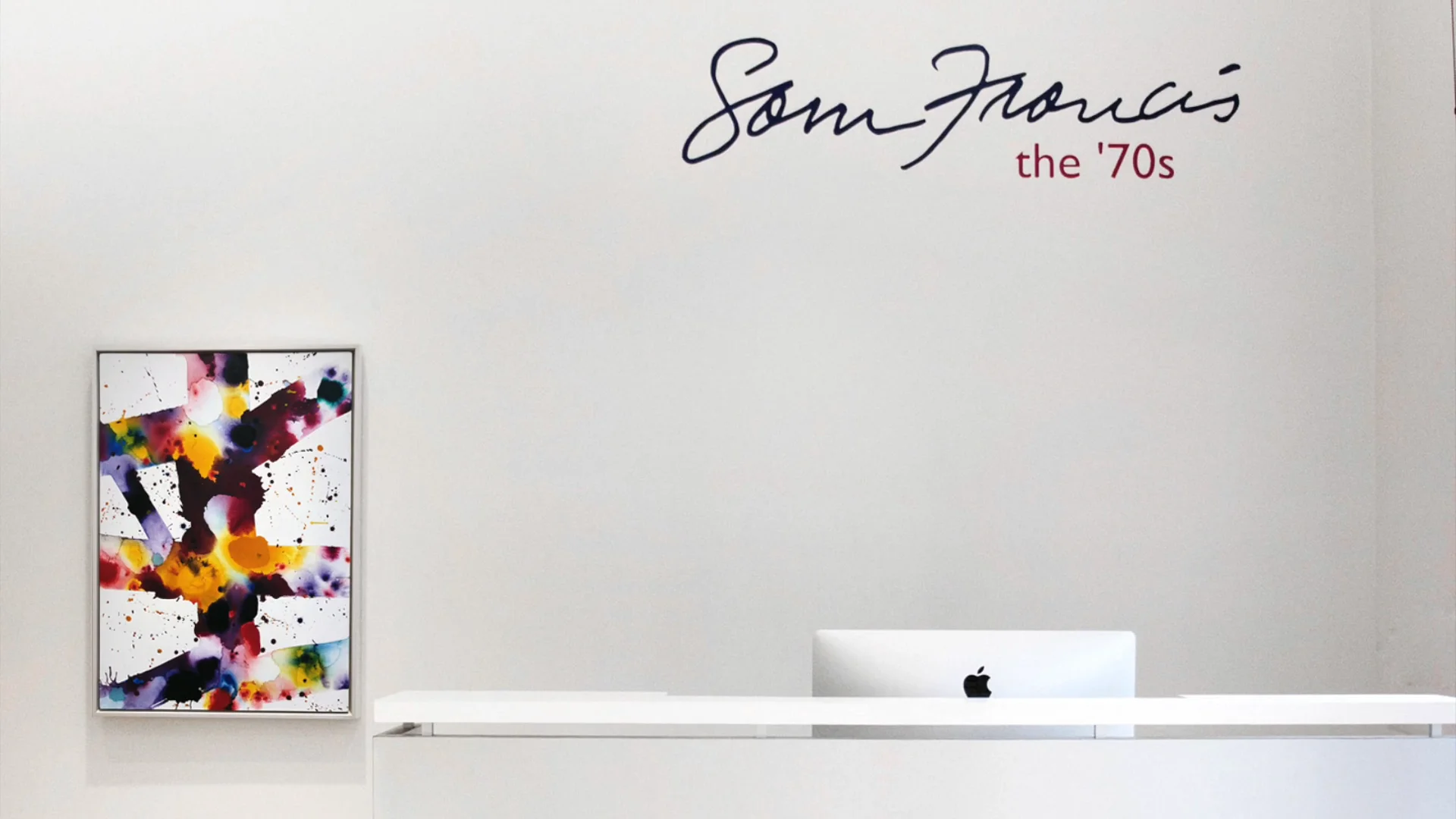 Sam Francis: The '70s - Exhibit at Jonathan Novak Contemporary Art
