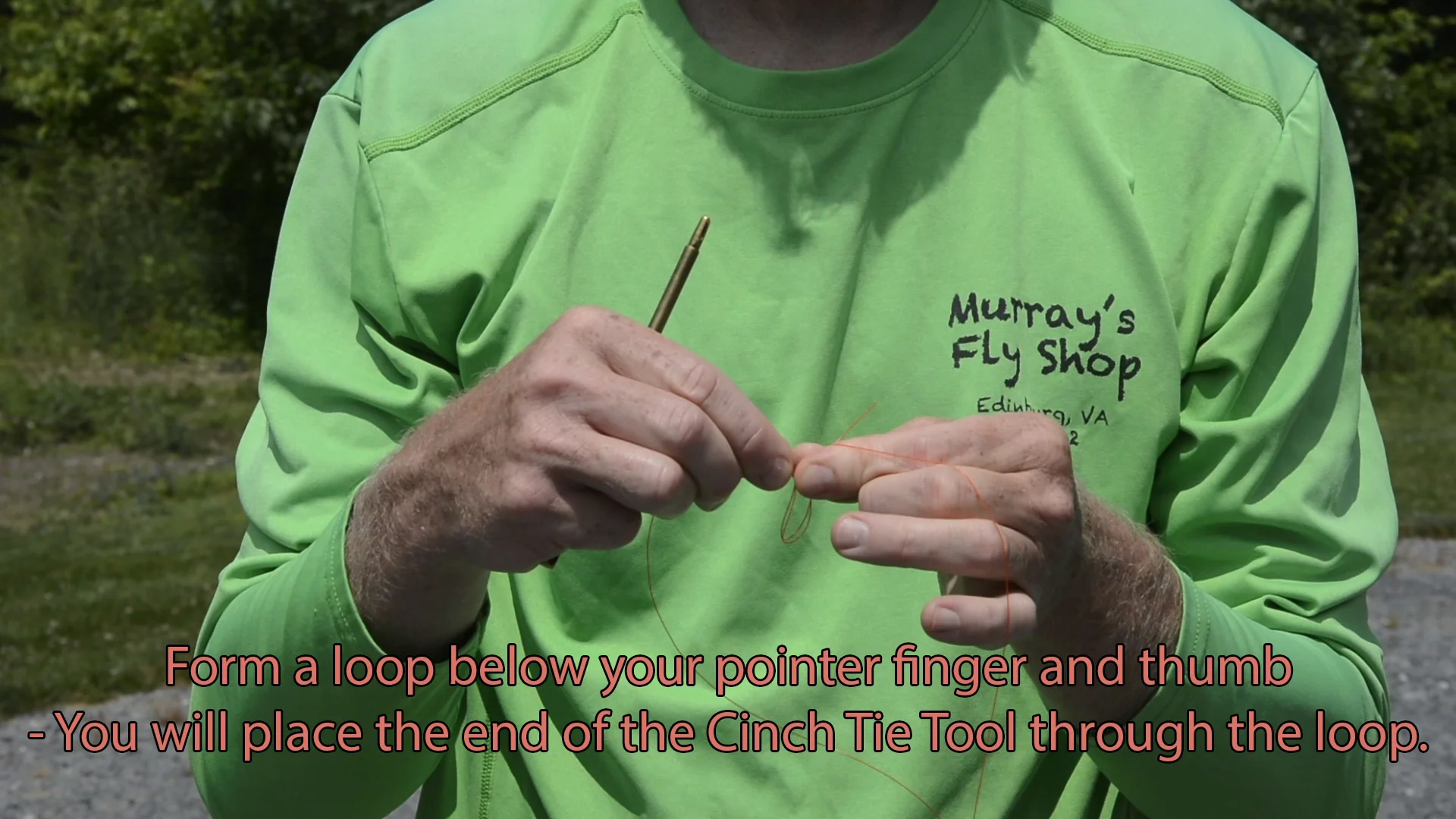 Cinch Tie Knot Tying Tool - Murray's Fly Shop on Vimeo