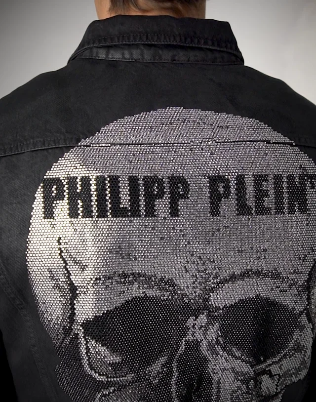 Denim Jacket Skull  Philipp Plein Outlet