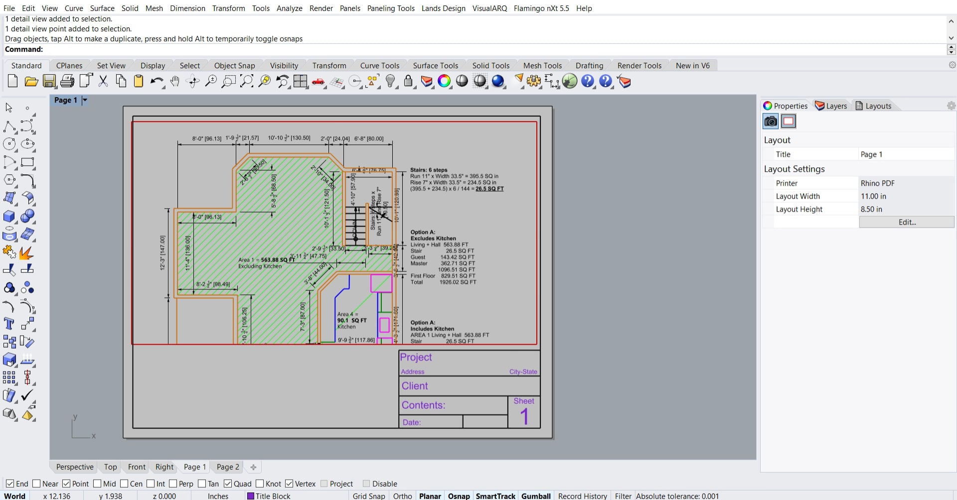 Rhino 6 Title Block Sample on Vimeo