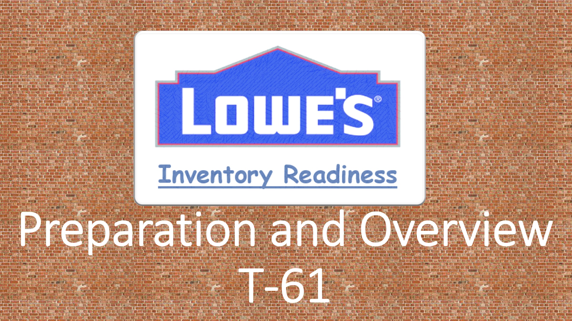 Inventory Readiness T-61: Preparing your store for Inventory | Videos ...