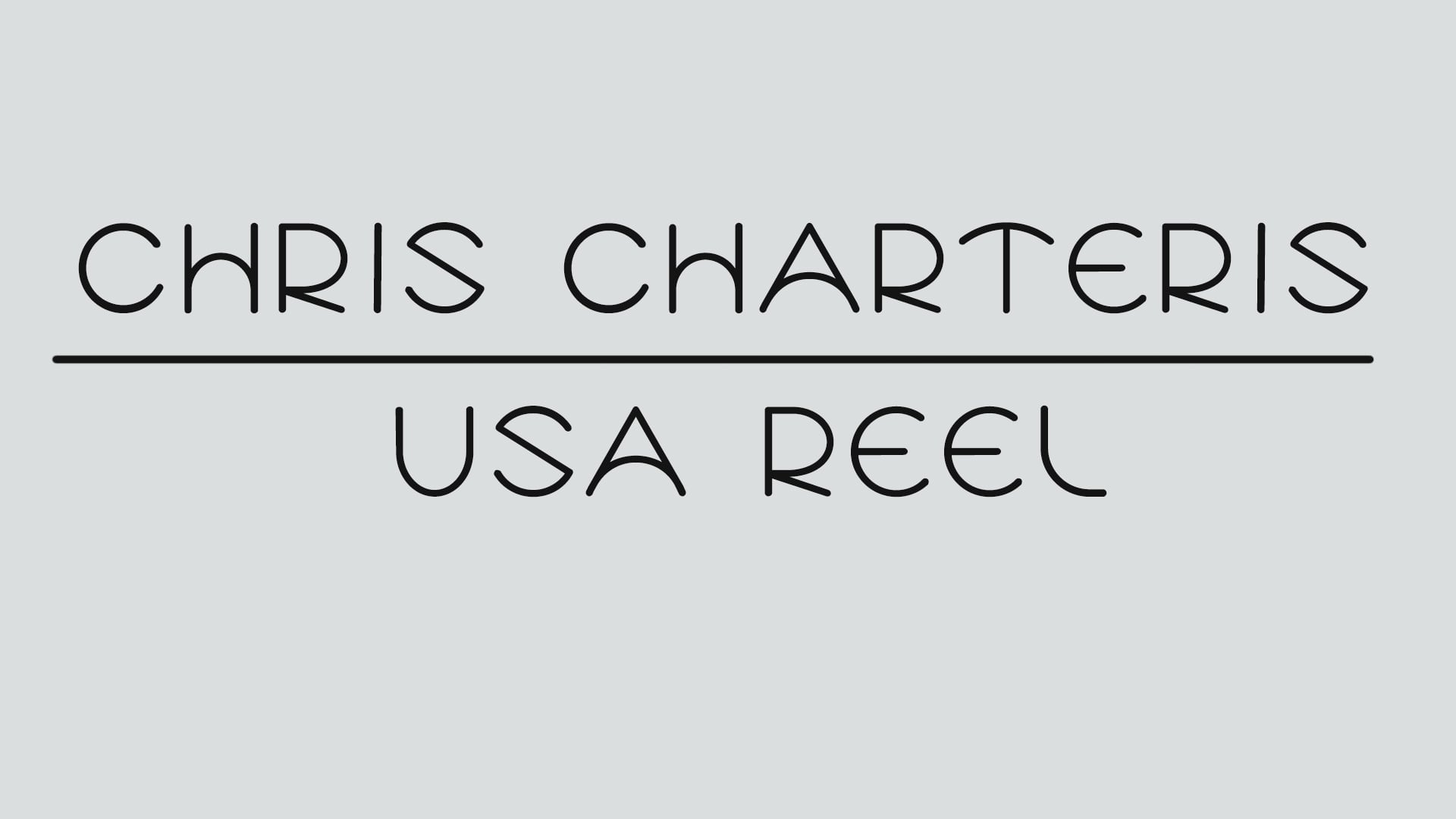 Chris Charteris - Accent Reel