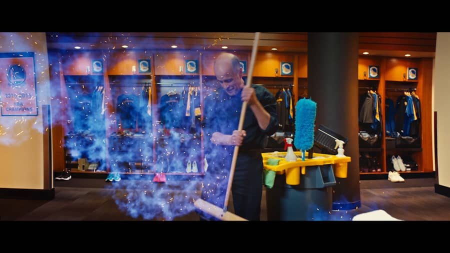 ESPN × Disney’s Aladdin campaign still