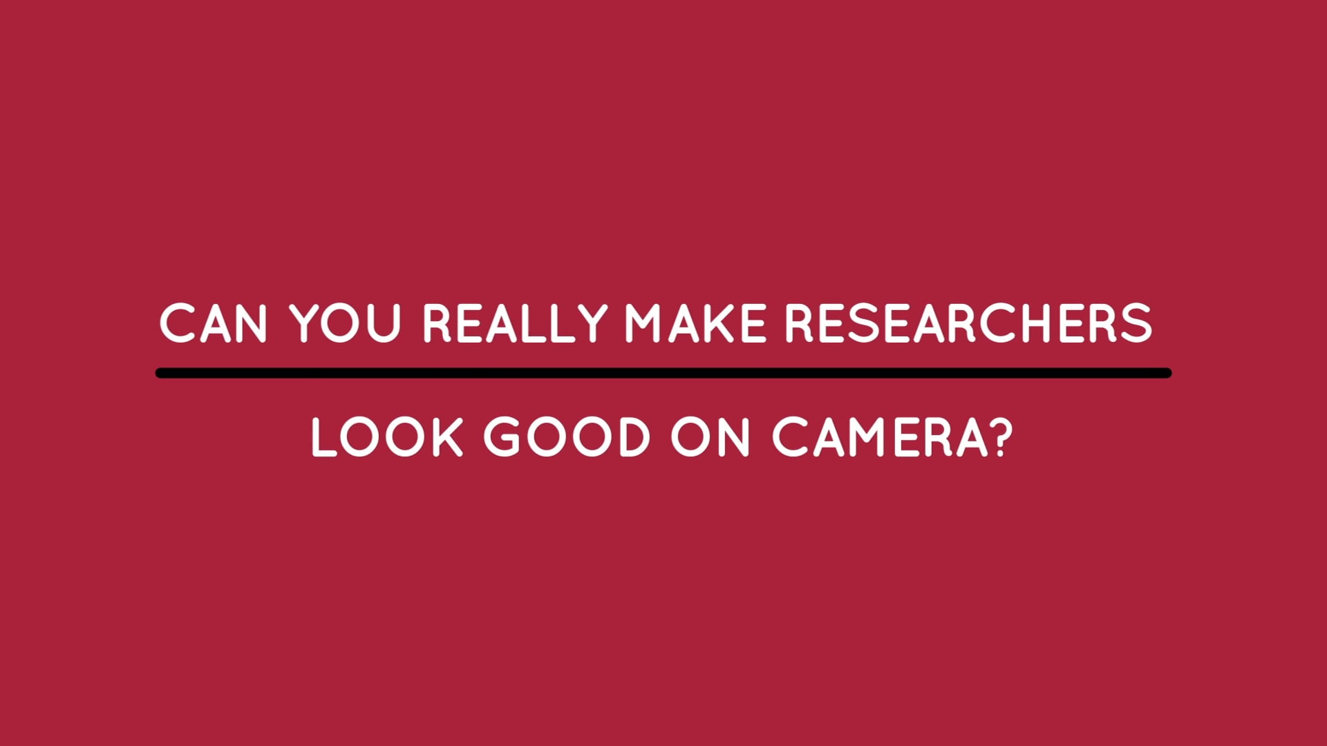 can-you-make-researchers-look-good-on-camera-faq11-on-vimeo