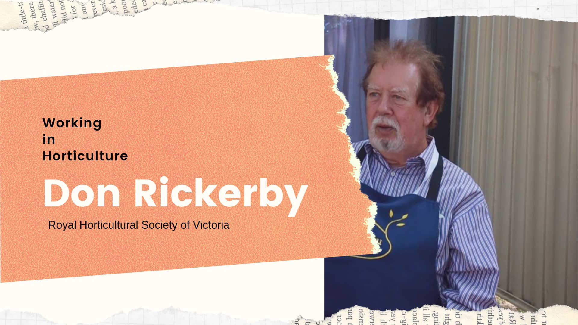 Insights // Working in Horticulture - Don Rickerby on Vimeo