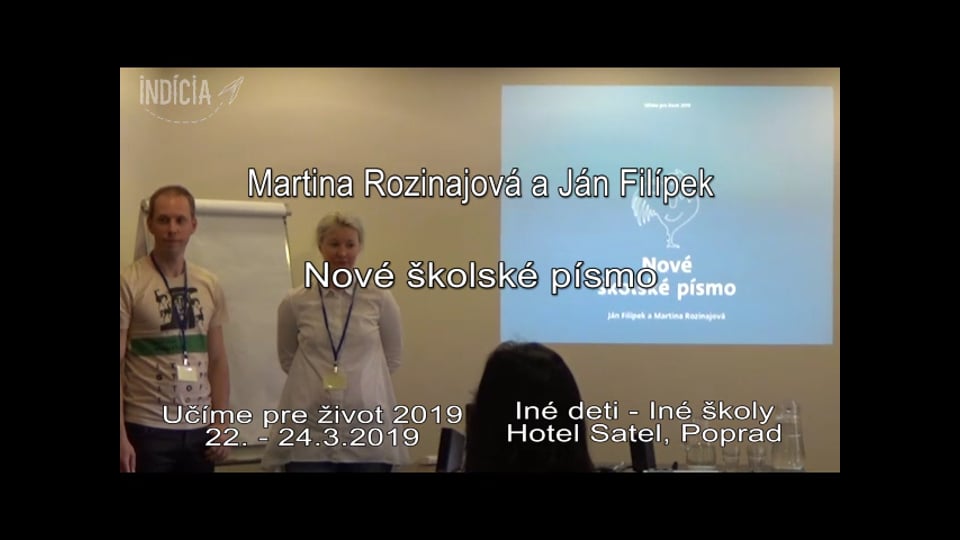 Martina Rozinajová, Ján Filípek - Nové školské písmo