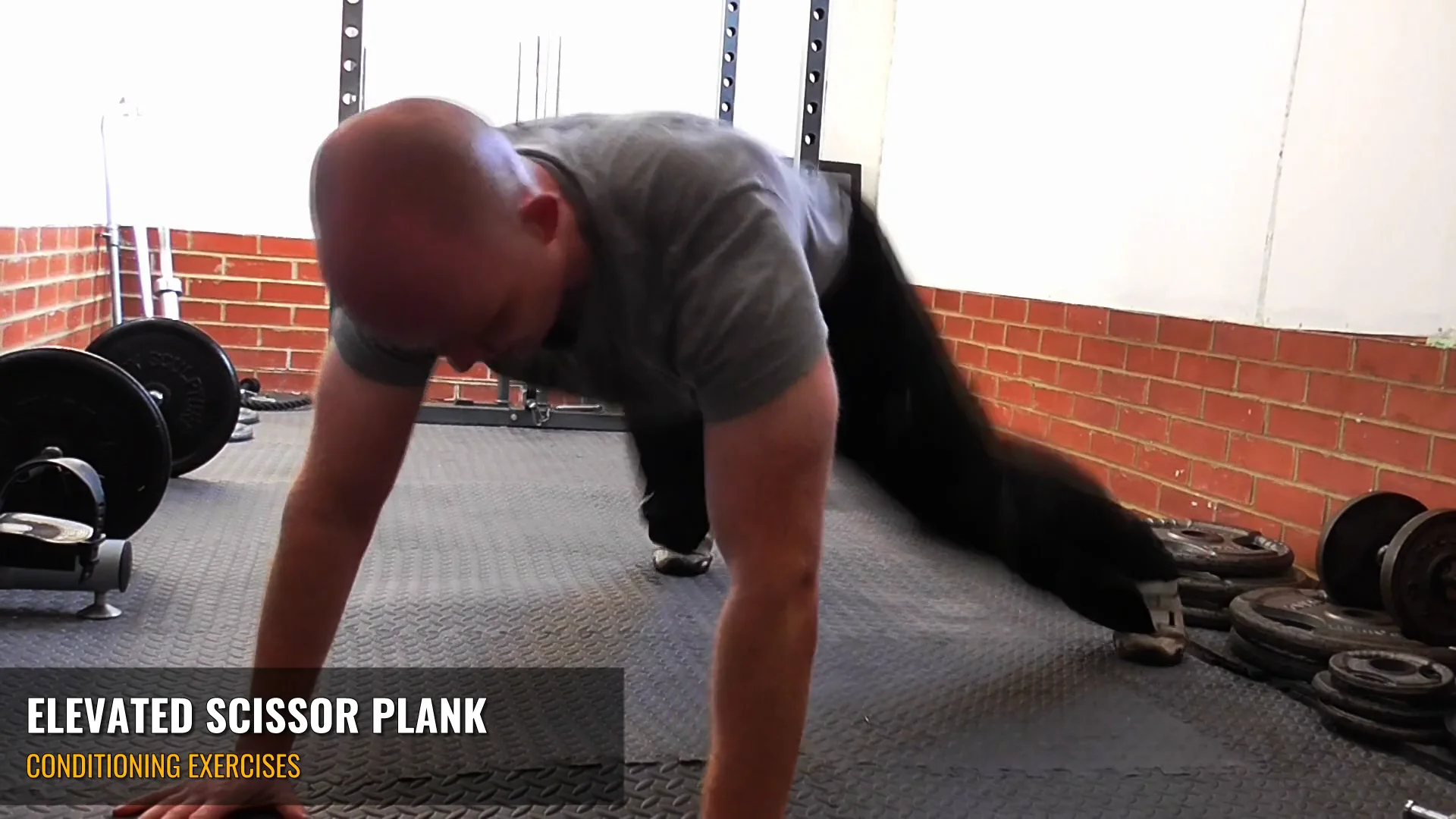 Side scissor plank hot sale