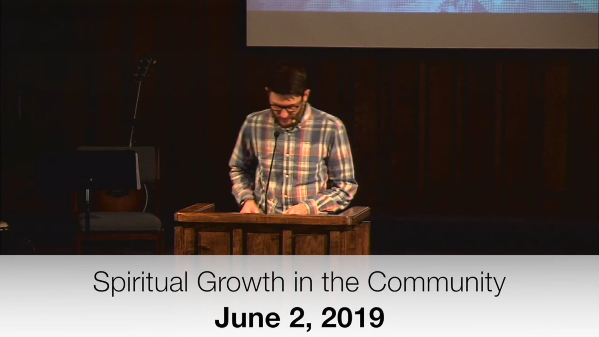 June 2 Spiritual Growth in the Community