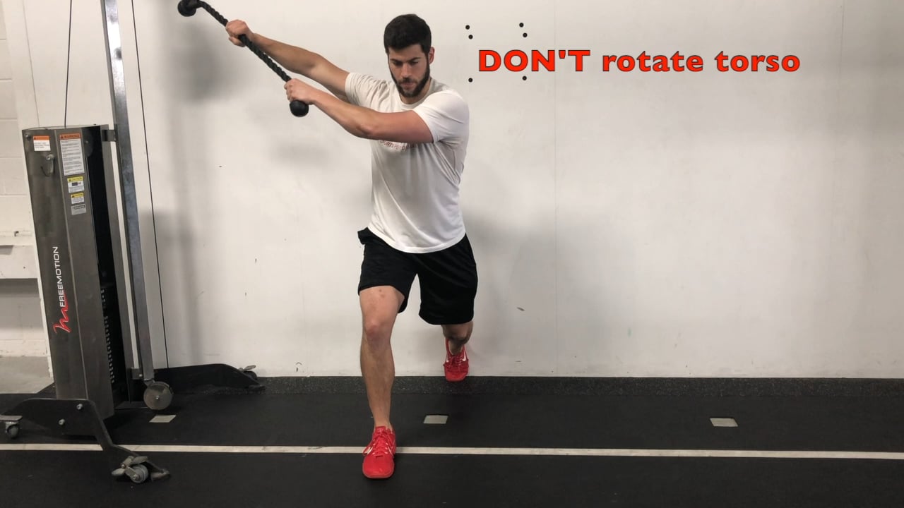 Cable Chop - Anti Rotation on Vimeo