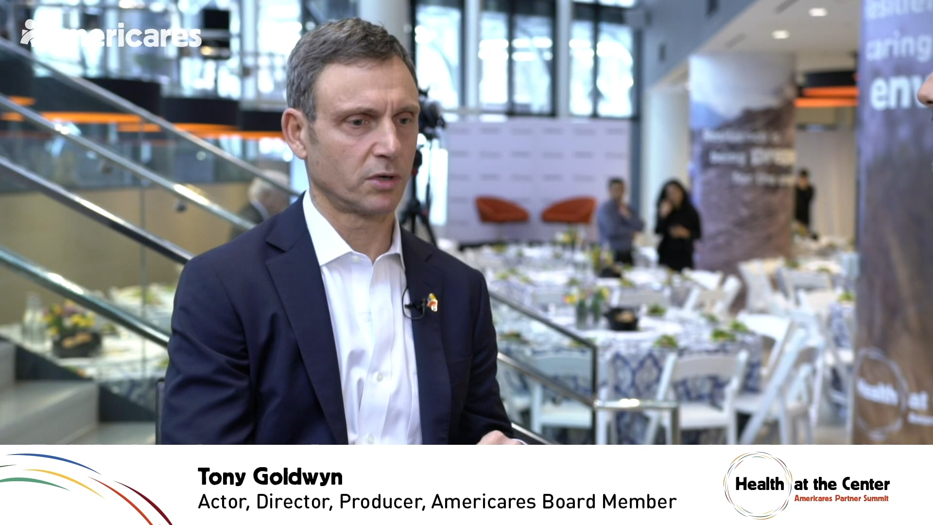 #Partner4Health: Americares LIVE Interview ft. Tony Goldwyn