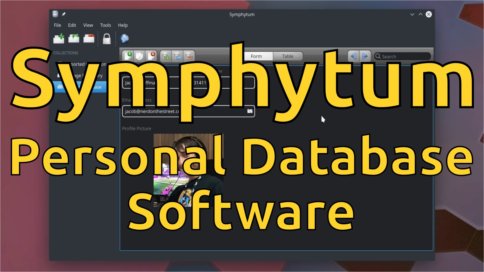 Symphytum - Personal Database Software