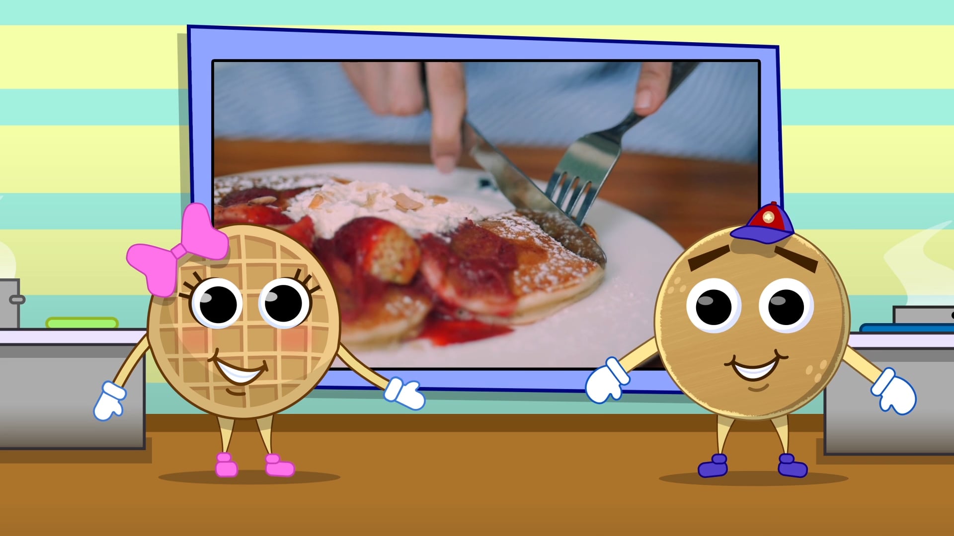 The DR. OZ Show - Pancake/Waffle Cartoon