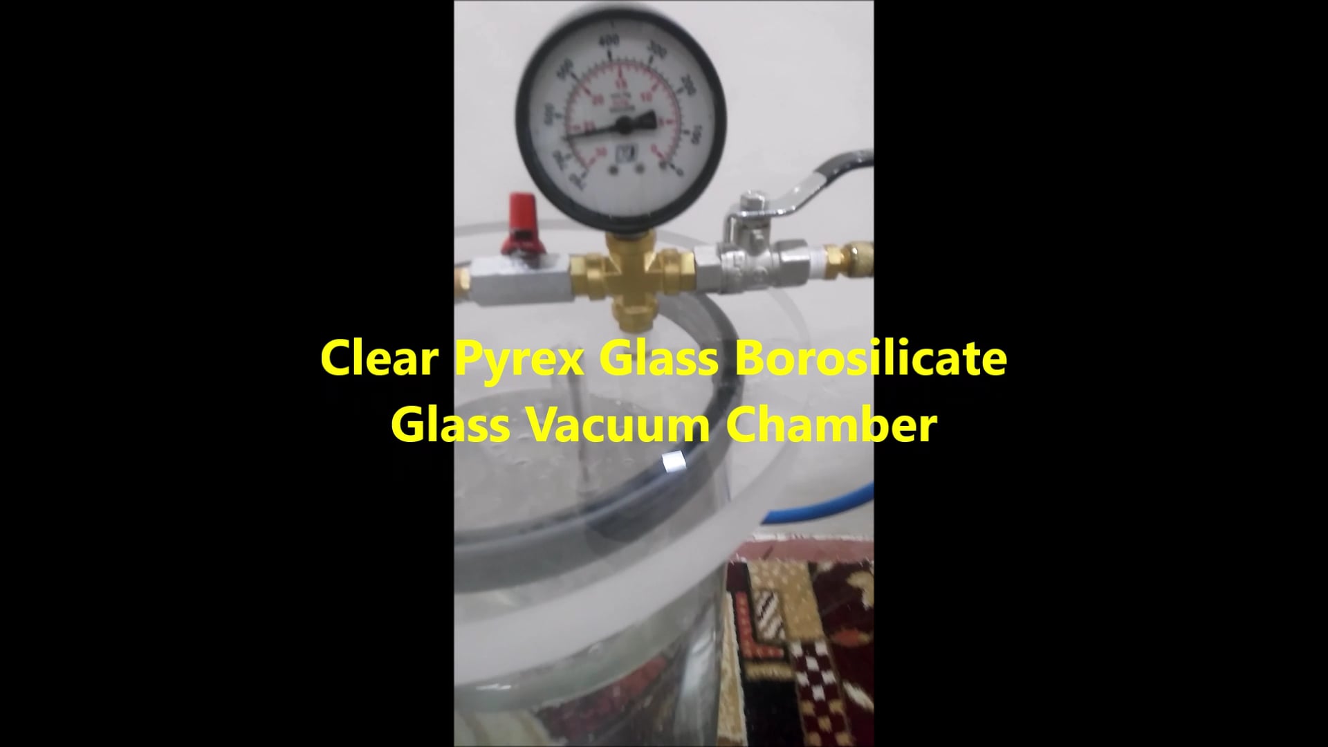 Pyrex Glass Borosiliacte Vacuum Chamber on Vimeo