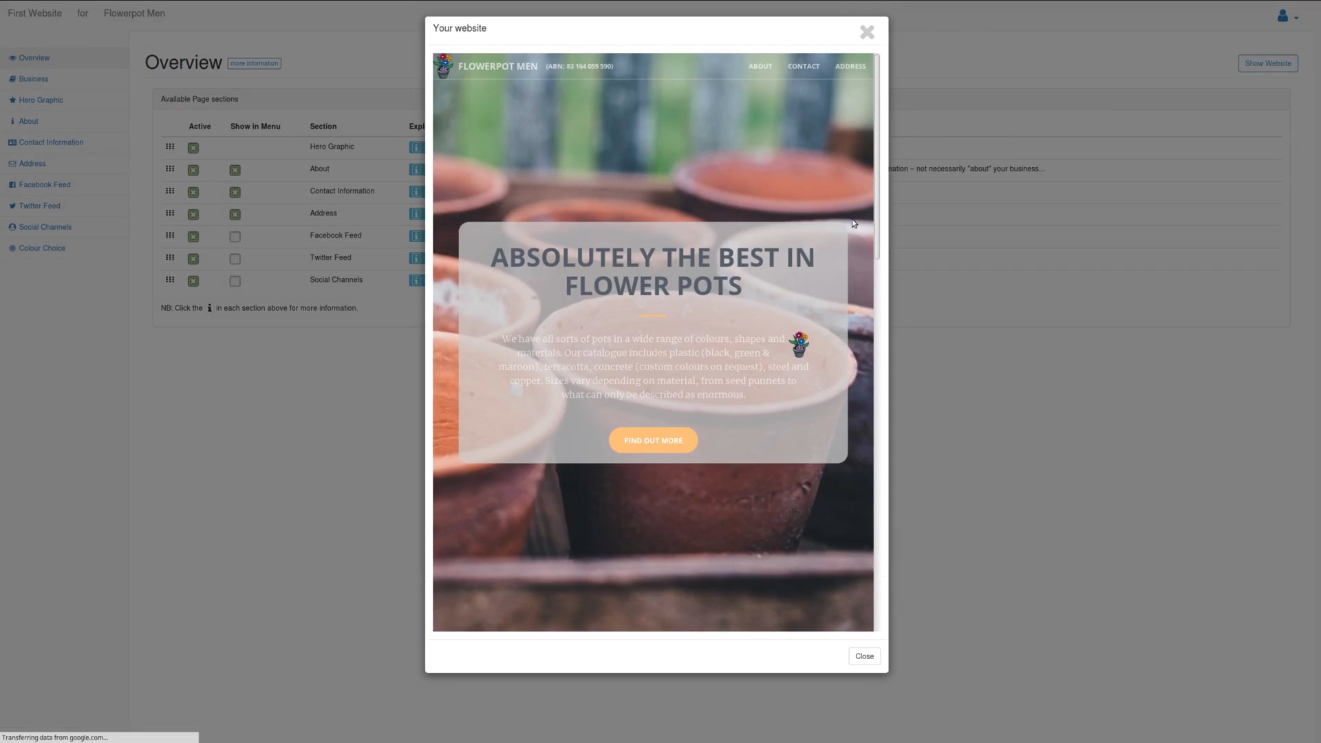 overview on Vimeo