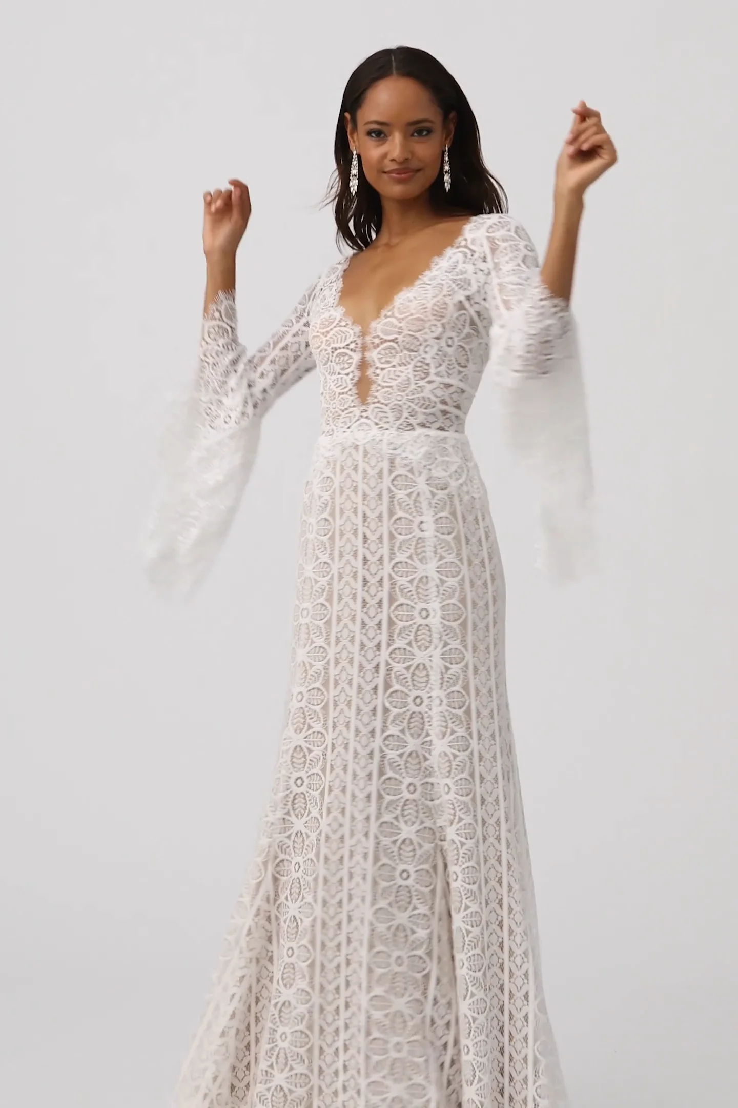 Bhldn outer sunset top gown