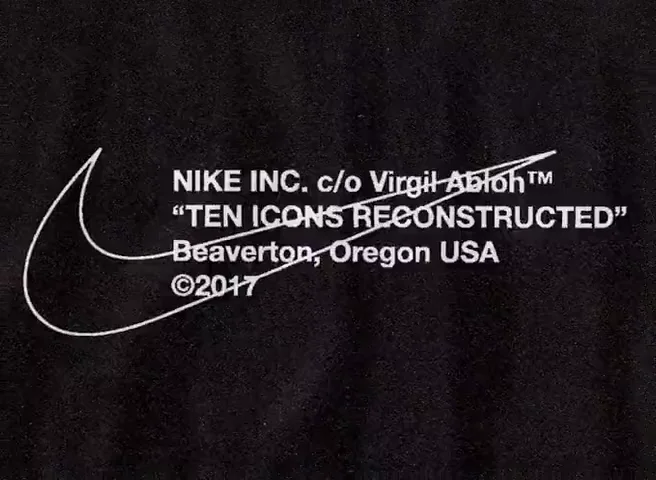 NIKE X VIRGIL ABLOH: TEN ICONS RECONSTRUCTED