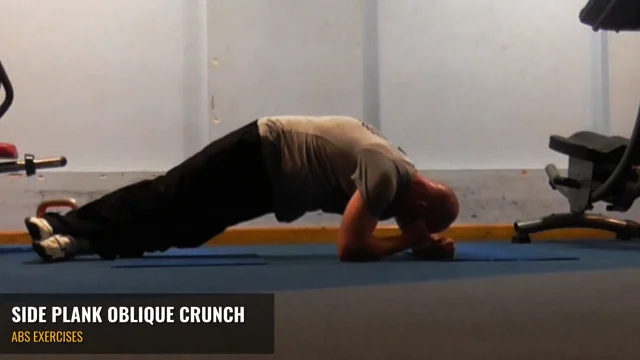 Plank with best sale oblique crunch