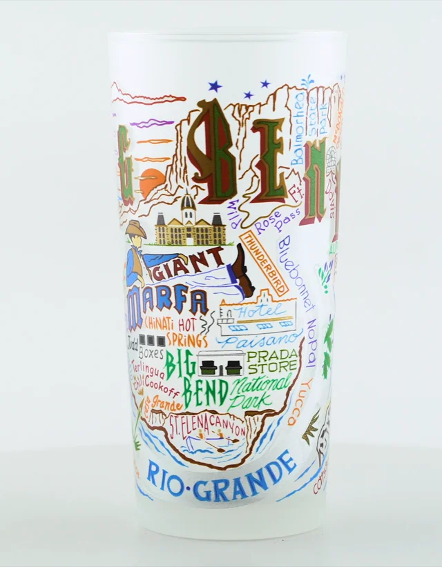 Big Bend Drinking Glass