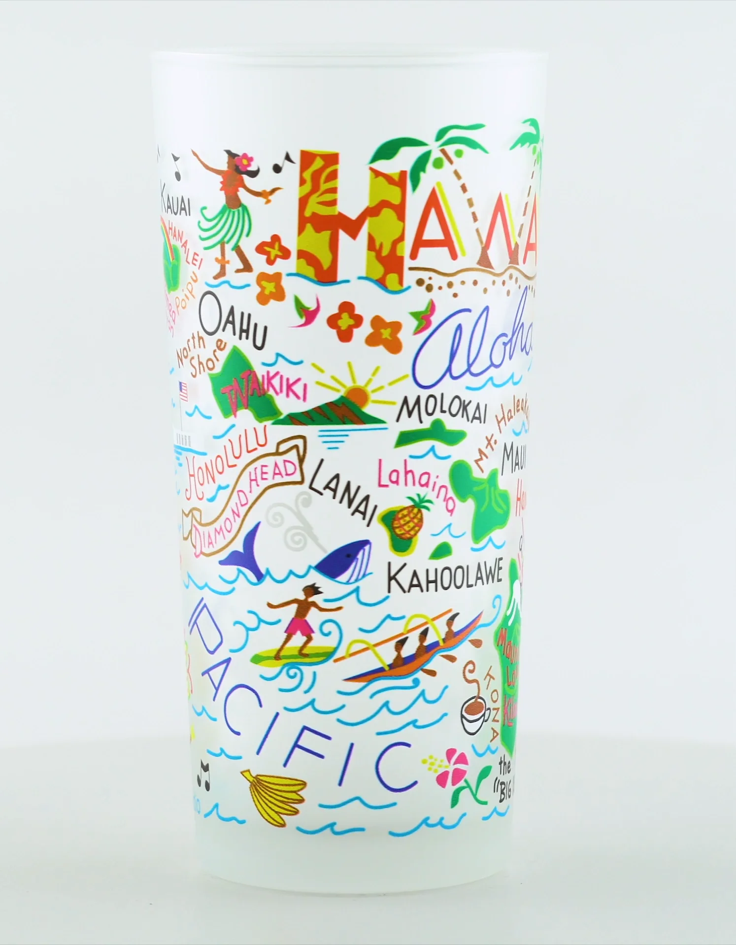 Hawaii Drinking Glass | State Collection by catstudio – catstudio
