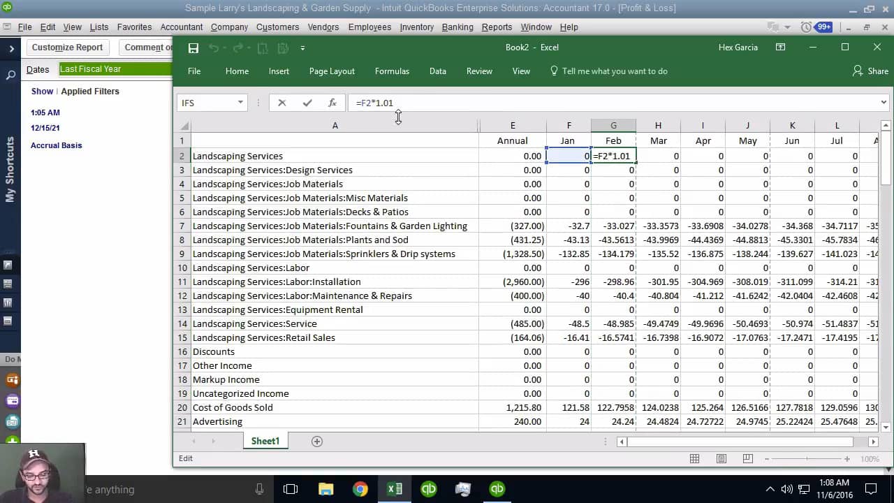 Importing Budgets Into Quickbooks Desktop From Excel Or Spreadsheets Via Iif 1 On Vimeo 4856