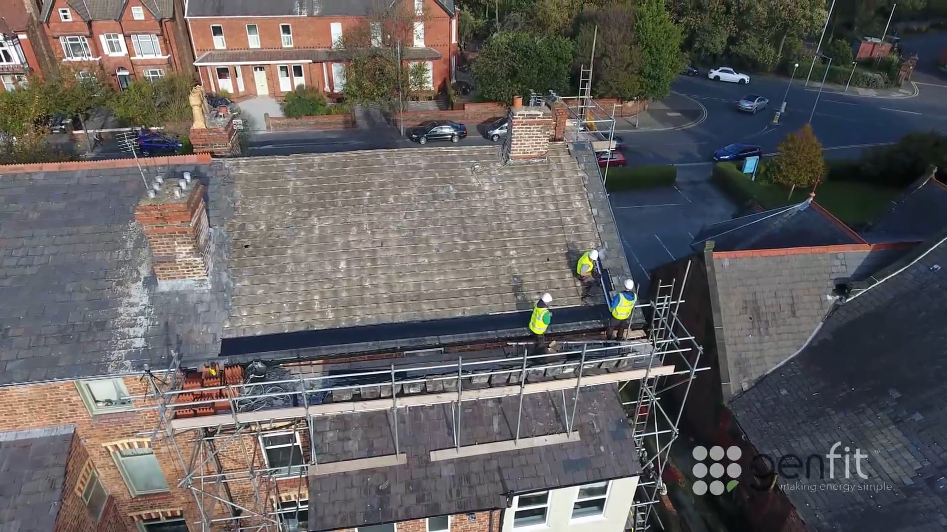 Genfit - building-integrated solar panel installation