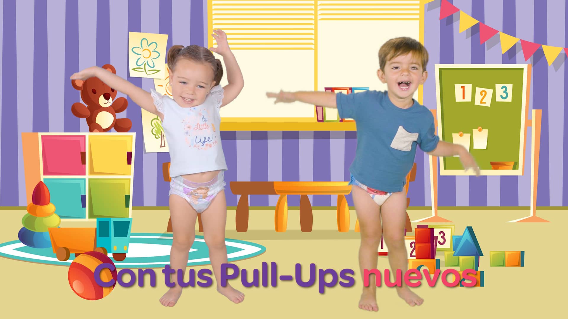 Huggies pull ups on vimeo
