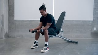 Wrist Curls (Supinated Grip) - Dumbbell