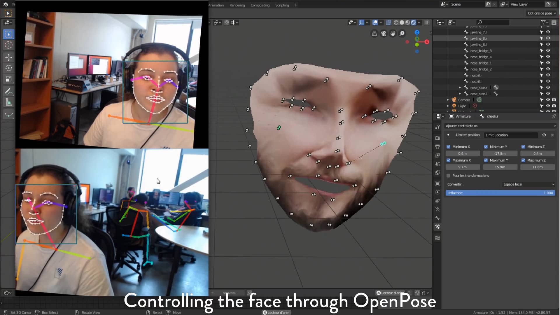 Real time face capture in Blender on Vimeo