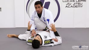 De La Riva Guard Pass Variation to Side Control or Mount when Opponent Defends