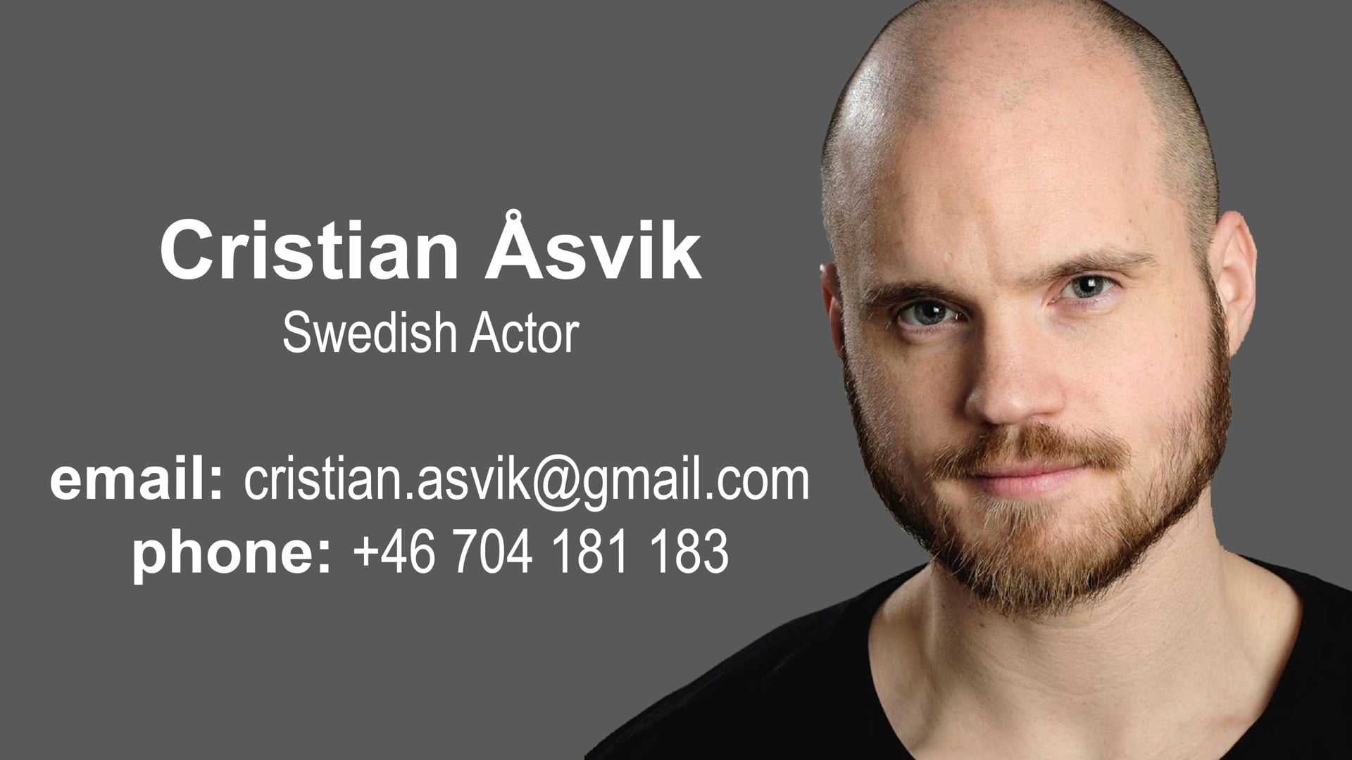 Cristian Åsvik Showreel 2019