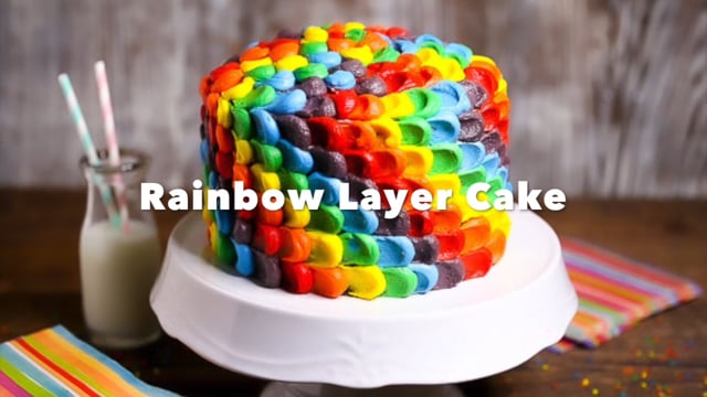 Rainbow Layer Cake