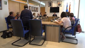 Ple de comiats a l'Ajuntament de l'Escala