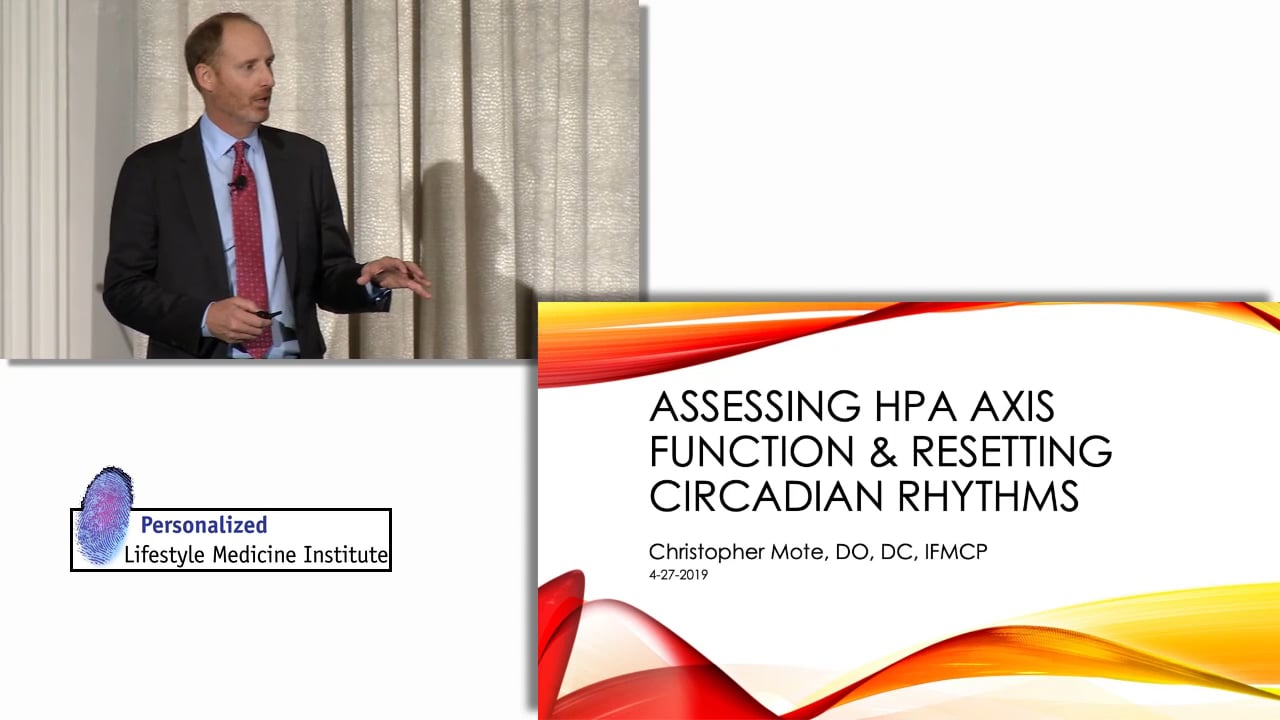 Assessing HPA Axis Function & ResettingCircadian Rhythms Spring 2019