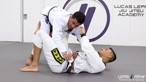 De La Riva Guard Pass Variation to Knee Cut Pass