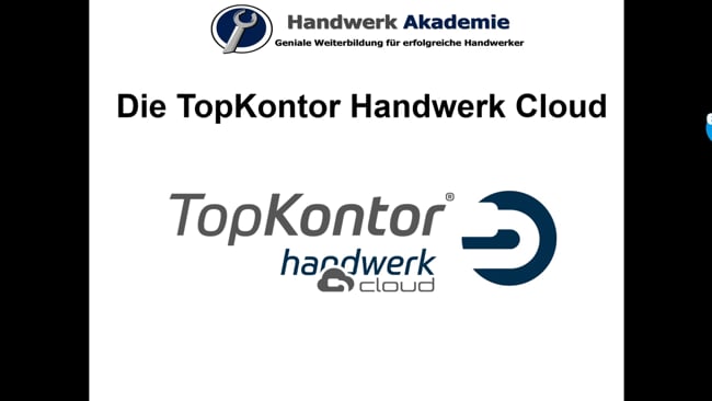 TopKontor Handwerk Cloud - Nutzen und Anwendung