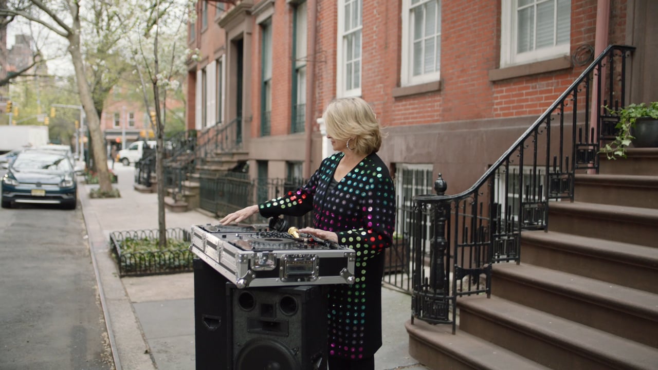 Martha Stewart as DJ in Uber Black campaign film