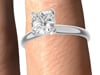 Round Diamond Solitaire Engagement Ring in 14K White Gold &#40;3/4 ct. tw.&#41;