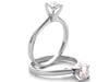 1/2 ct. tw. Ultima Diamond Solitaire Engagement Ring in 14K White Gold