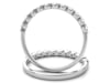 1/4 ct. tw. Diamond Band in 10K White Gold