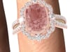 Paulette Morganite &amp; Diamond Engagement Ring in 14k Rose Gold &#40;1/2 ct. tw.&#41; 