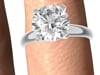 1 1/2 ct. tw. Diamond Solitaire Engagement Ring in 14K White Gold
