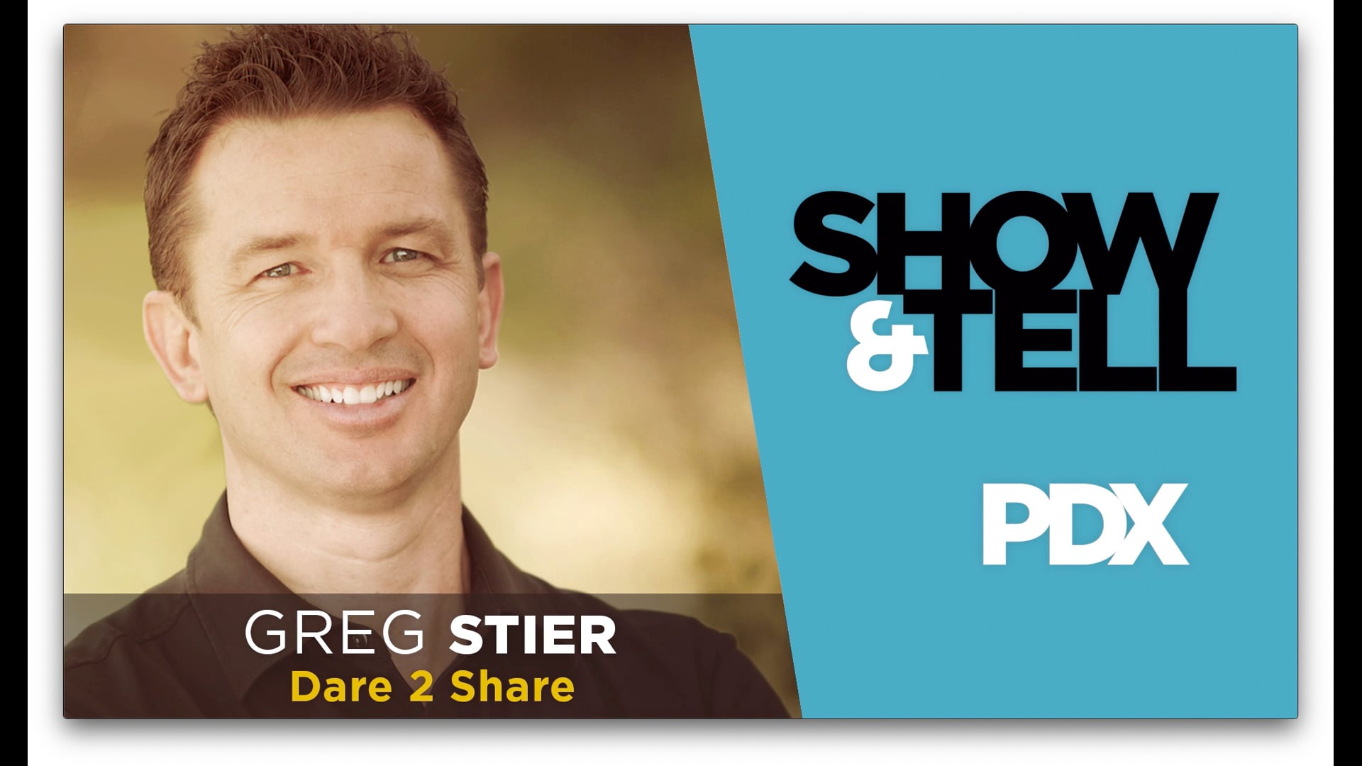 SHOW & TELL - SESSION 6 - GREG STIER - Reach Out, Don't Freak Out