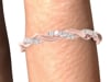 1/10 ct. tw. Diamond Twist Band in 14K Rose Gold