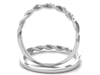 1/10 ct. tw. Diamond Twist Band in 14K White Gold
