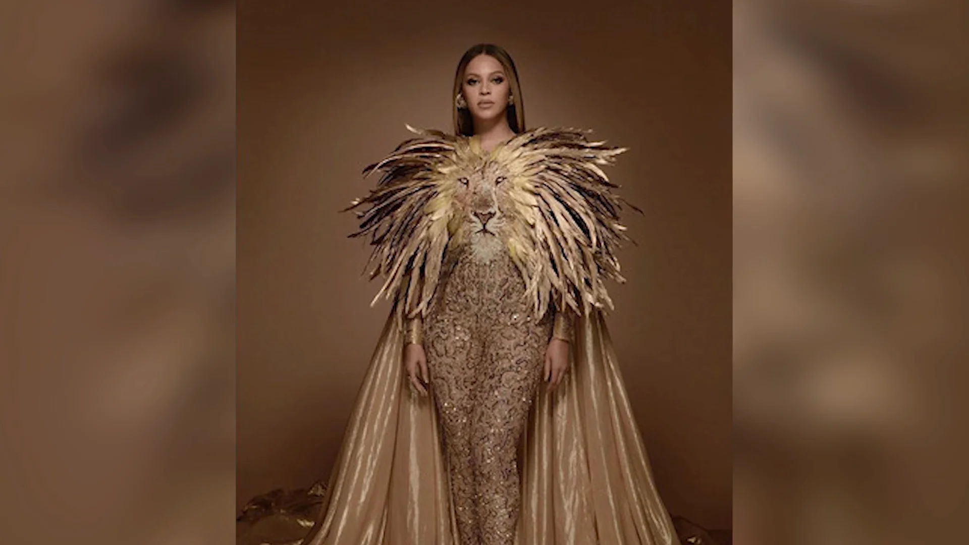 Beyonce performs in Georges Hobeika Couture Fall 2023 at her