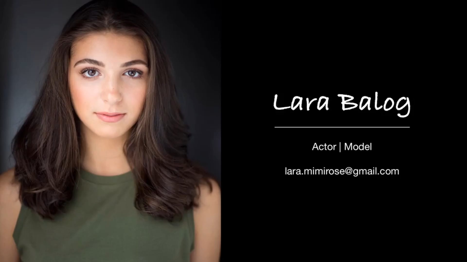 Lara Balog Showreel 2019 on Vimeo