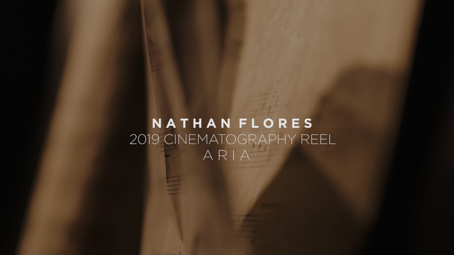 Nathan Flores - Cinematography Reel 2019 (Aria)