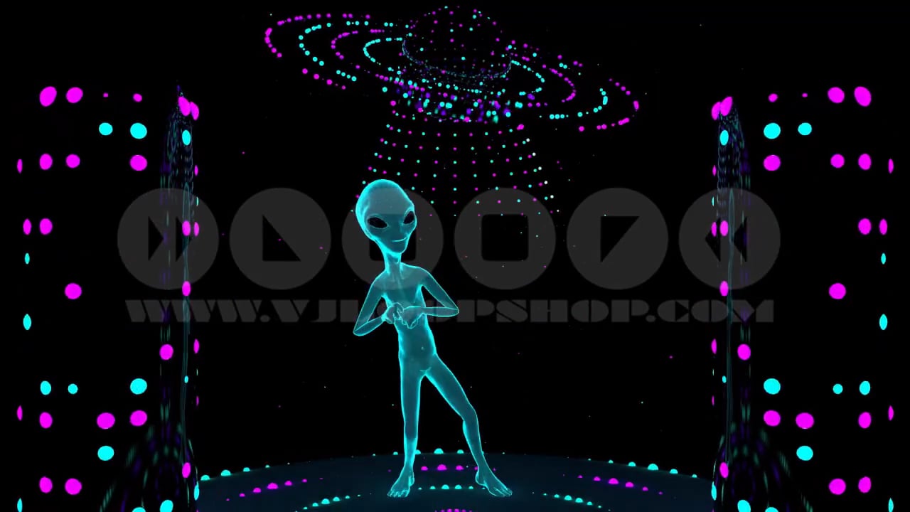 Dance Alien - VJ Loop Pack (4in1) on Vimeo