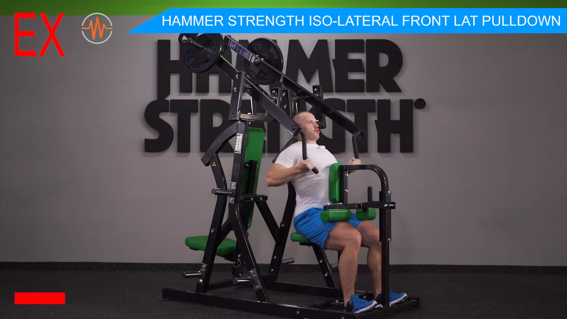 lærken købmand Junction Back Exercises - Hammer Strength Iso-Lateral Front Lat Pulldown on Vimeo